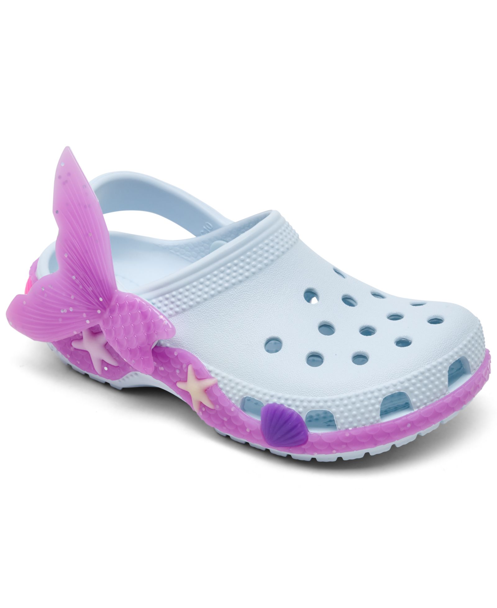 Crocs Toddler Girls' IAM Color Change Mermaid Classic Clog Sandals from Finish Line