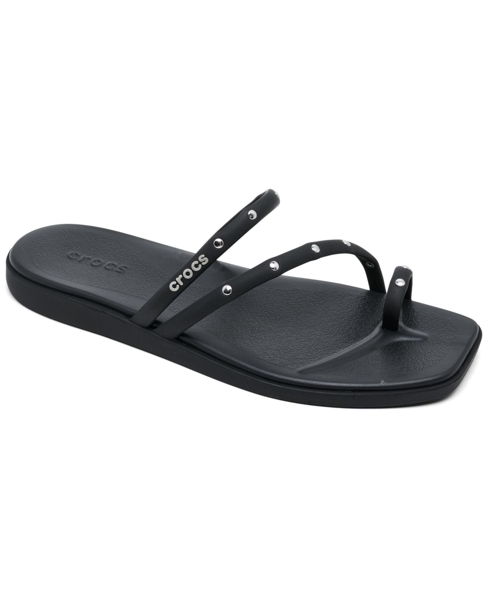 Crocs Women's Miami Studded Toe Loop Sandals from Finish Line
