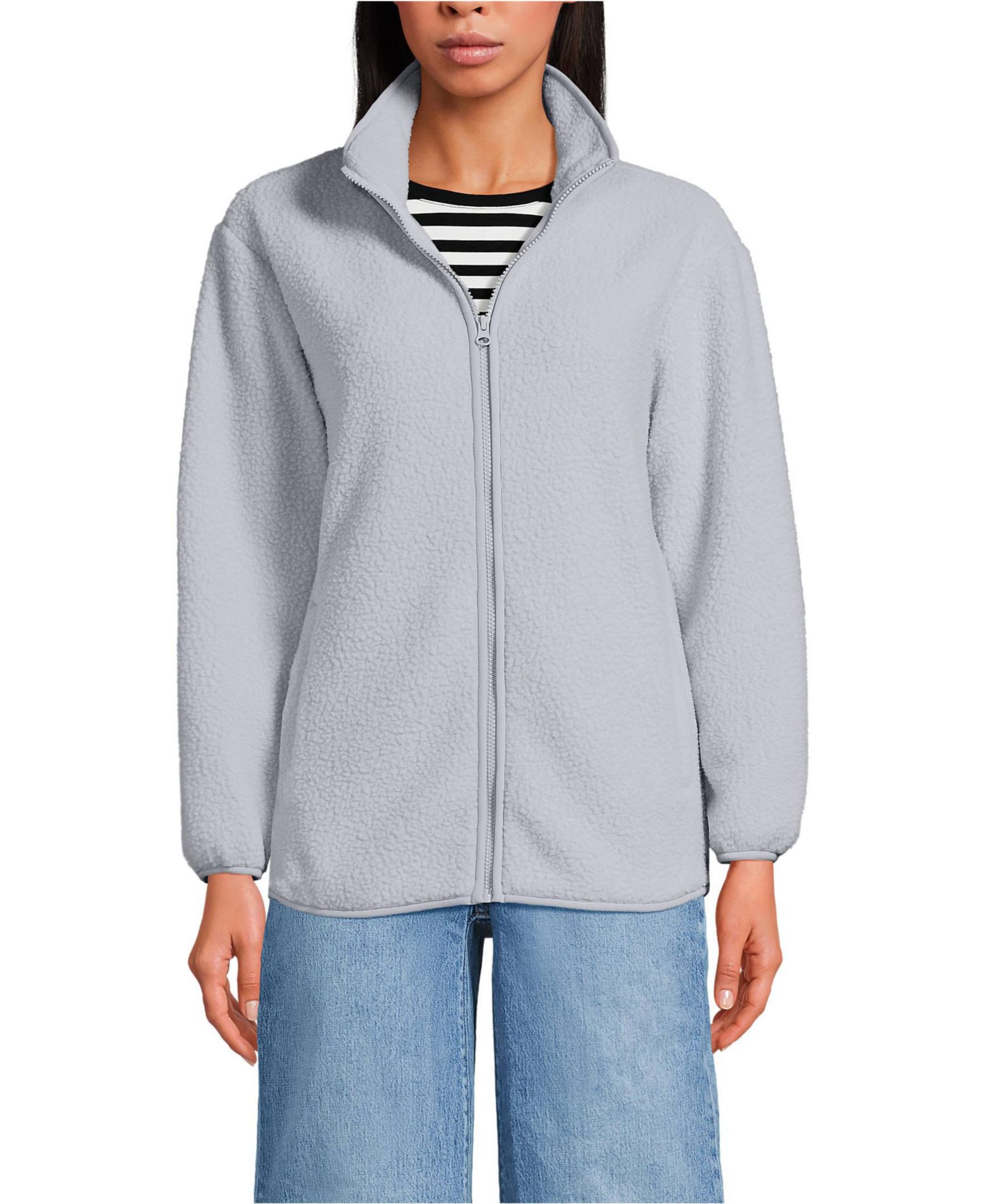 Флисовая куртка Lands' End Women's Cozy High Pile Full Zip