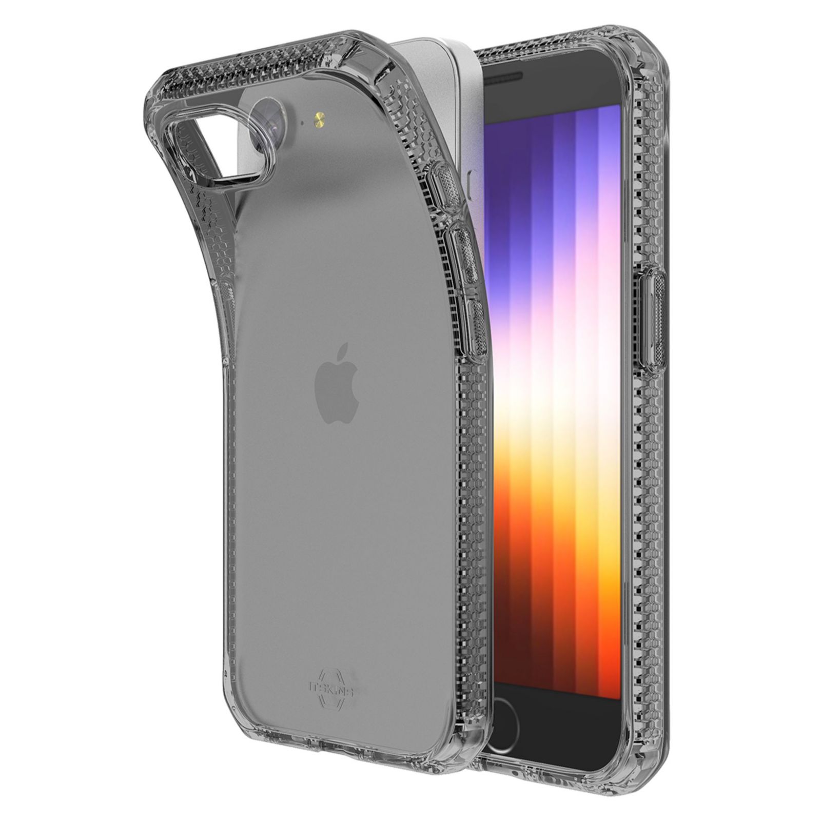 Itskins Spectrum R Ultra-thin Hexotek Shock-Absorption Stay-Clear Case for Apple IPSE2025, iPhone 15, iPhone 14, iPhone 13