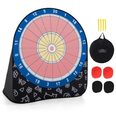 Boyel Living Large Foldable Dart Board with 2 Game Modes and 4 Kick Balls, Ages 6+
