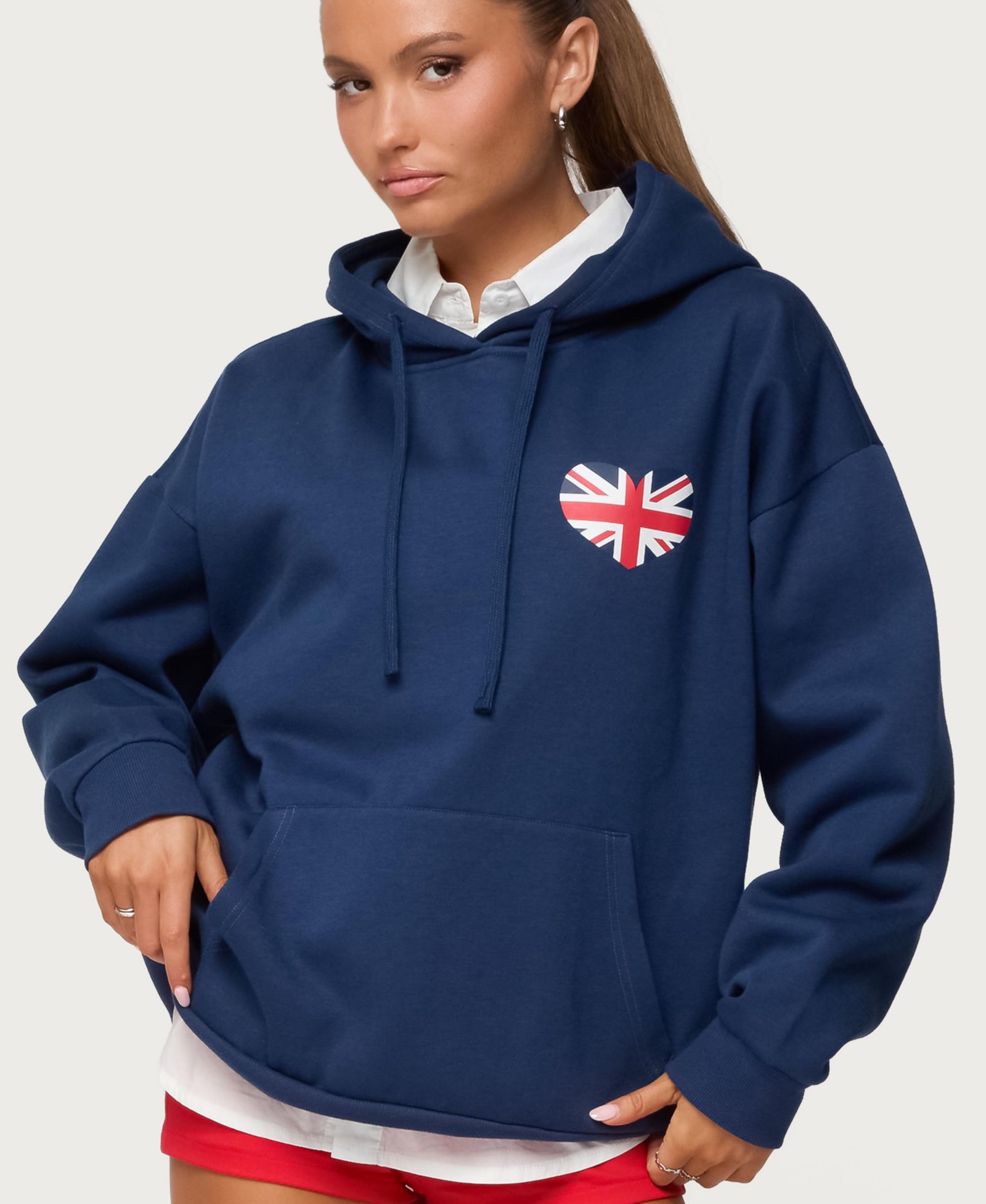 Edikted Женское оверсайз худи Love London