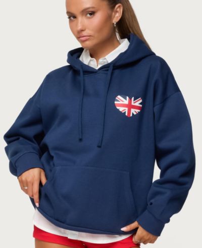 Edikted Женское оверсайз худи Love London