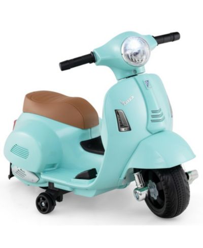 Sugift Licensed Vespa 6V LED Headlight Ride-On Motorcycle, Ages 18-36 Months
