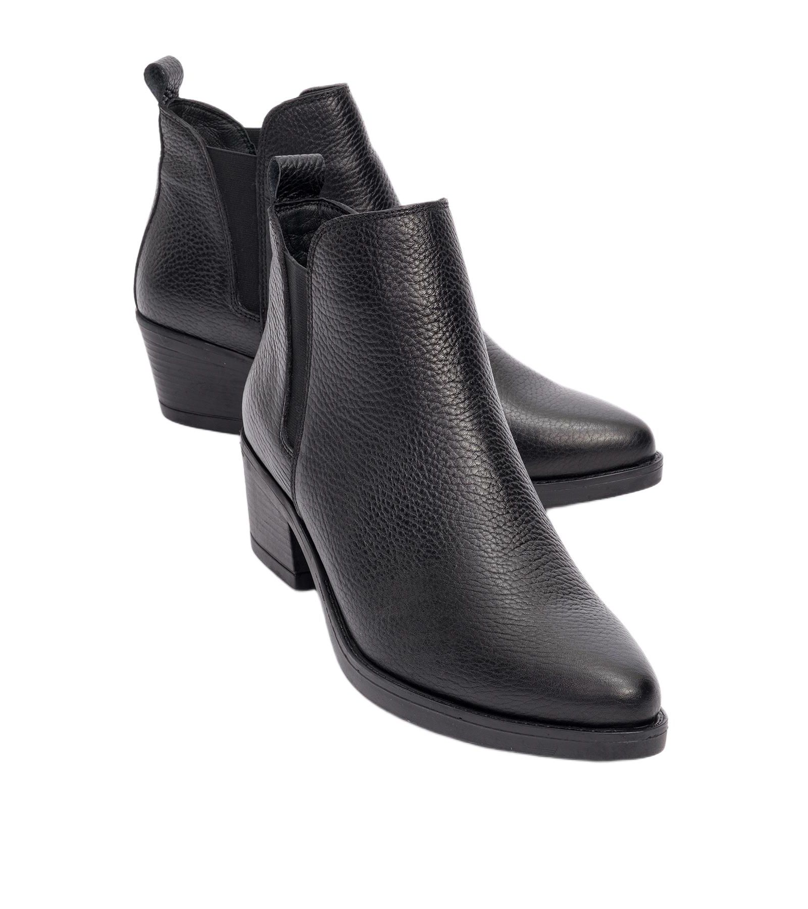 Ботильоны Forever and Always Shoes Dovena из кожи на блочном каблуке для женщин