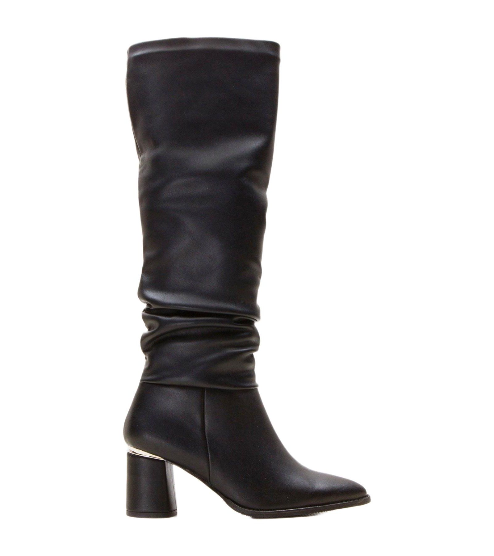 Prologue Shoes Women's Vianella Block Heel Knee High Boot