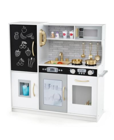 Sugift All-in-One Play Kitchen, Ages 3+