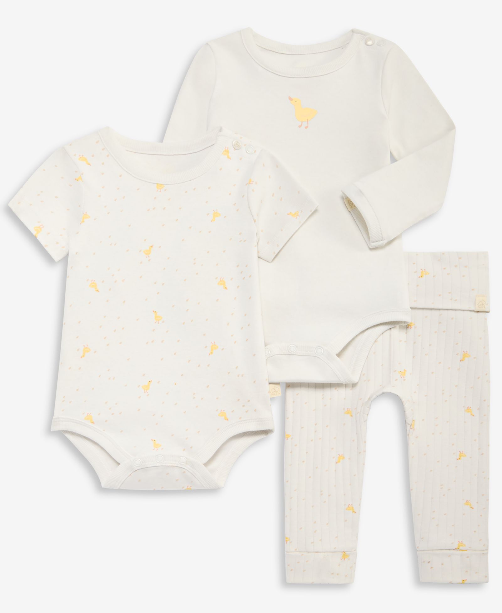 First Impressions Baby Boys' Duck Print Bodysuits and Pants, 3-Piece Set, Macy's Exclusive