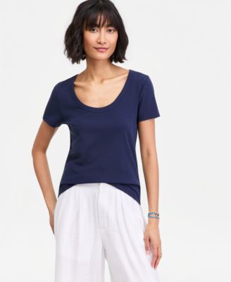 Женская футболка On 34th Women's Scoop-Neck Layering T-Shirt