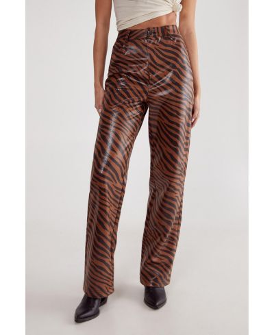 Женские брюки Nasty Gal Zebra с прямыми штанинами