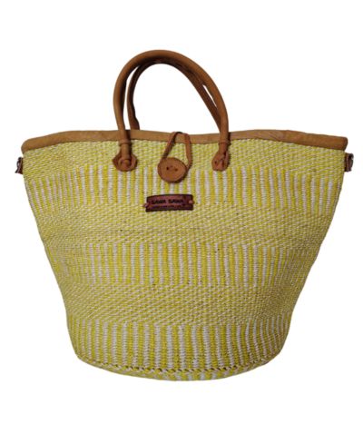 Сумка-шоппер SAWA SAWA Golden Glow Warmth Handmade Sisal Straw Summer Basket Tote