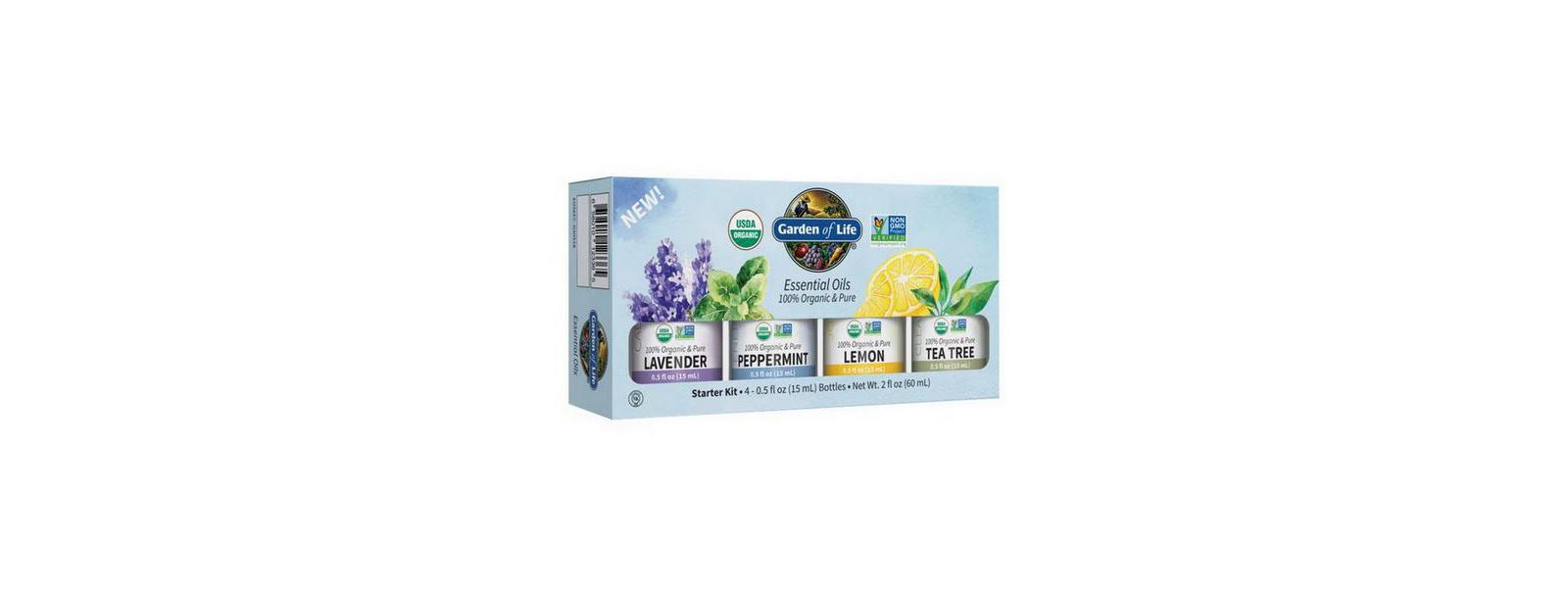 Garden of Life стартовый набор эфирных масел, 2 Oz