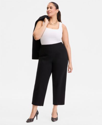 Женские брюки Ponte с высокой посадкой Plus Size от I.N.C. International Concepts