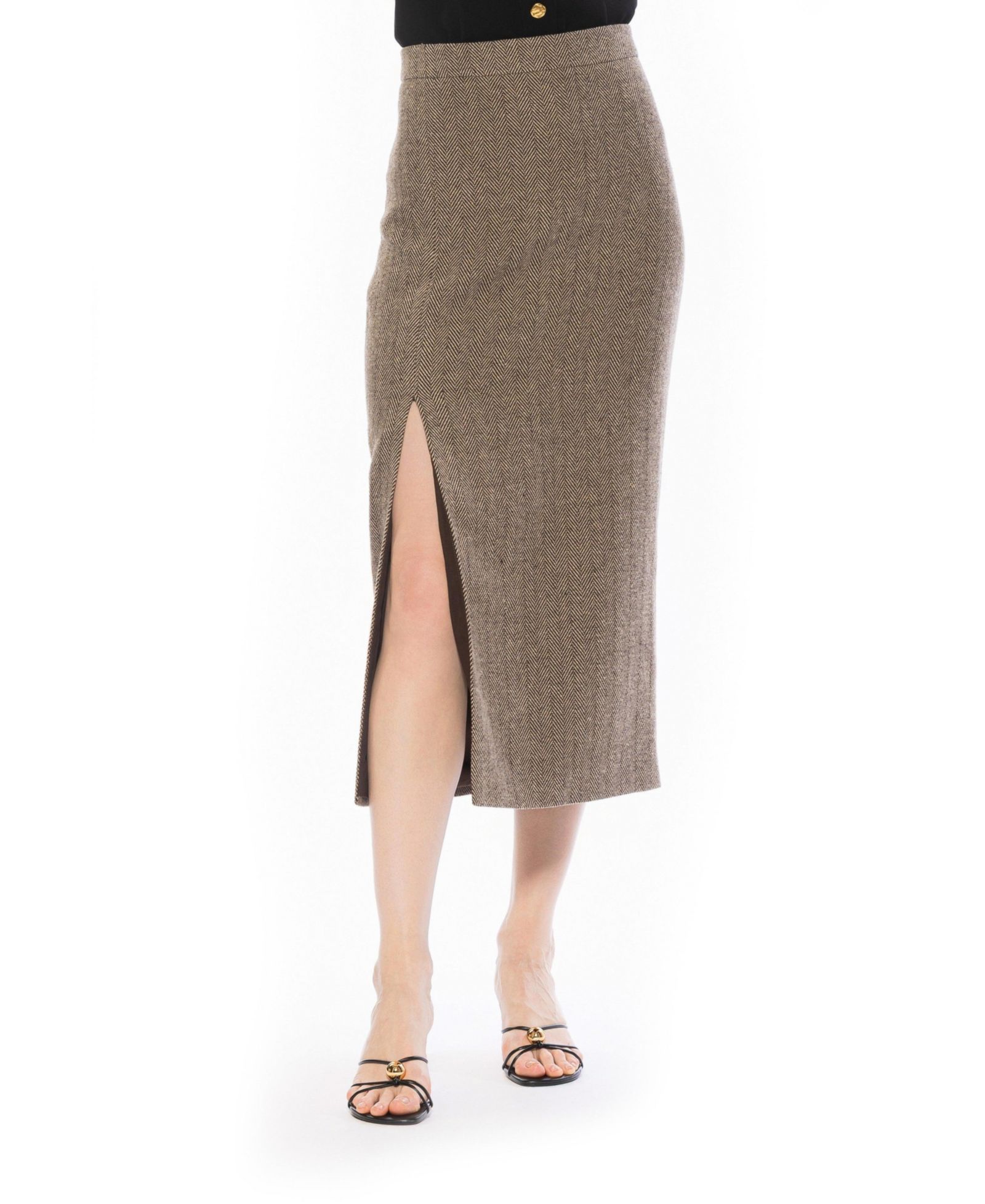 Alexia Admor Women's Onyx Tweed Skirt