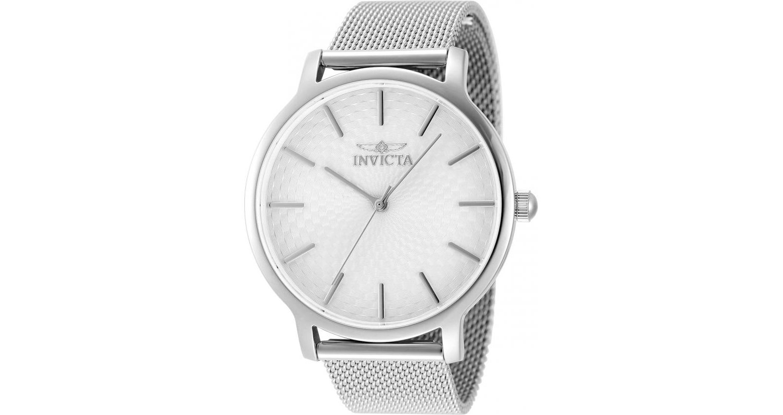 Invicta Lady's 48972 Wild Flower Quartz  Silver Dial Watch