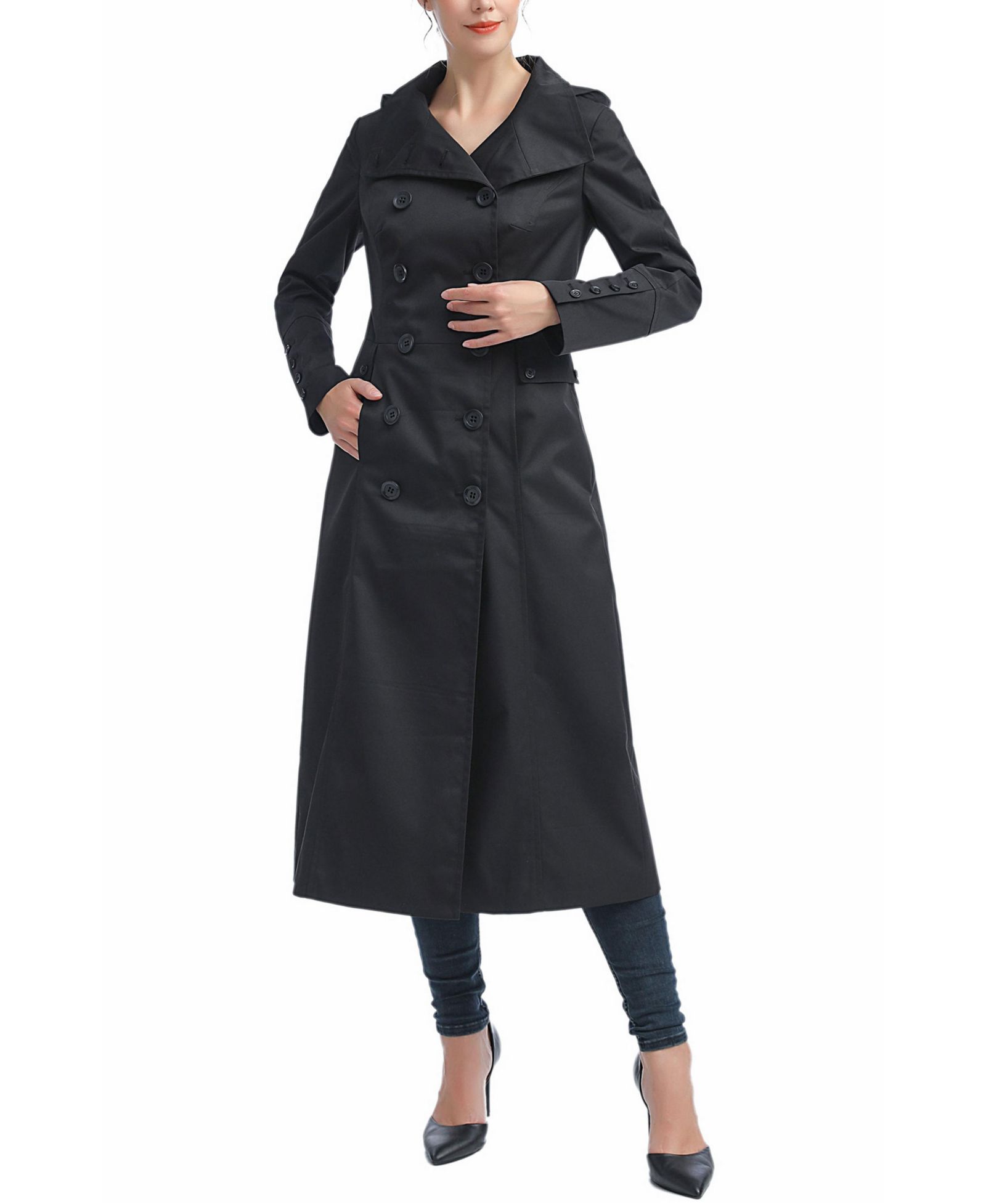 kimi + kai Women's kimi + kai Long Trench Coat