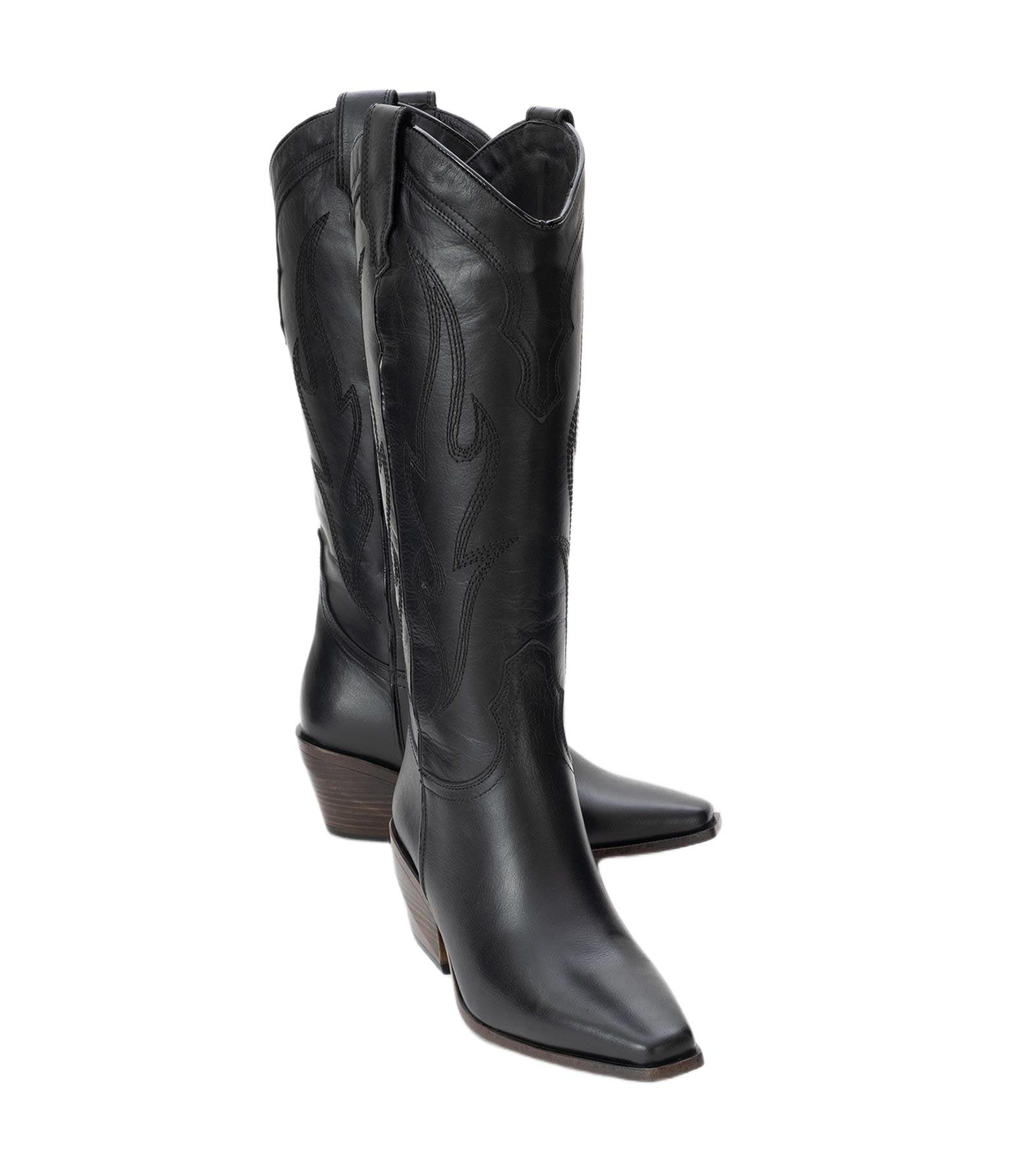 Женские кожаные сапоги Forever & Always Shoes Pietro Western Knee High