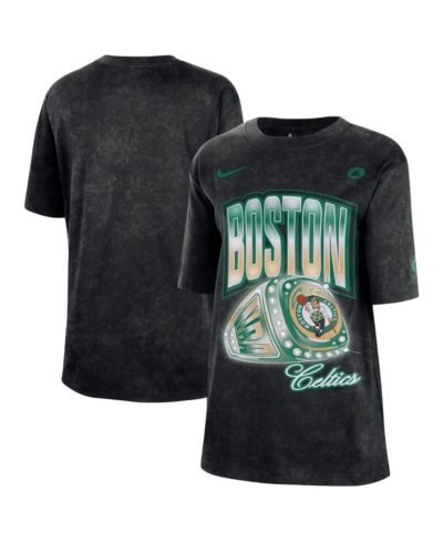 Nike Женская винтажная футболка Boston Celtics Courtside Original Content washed boyfriend