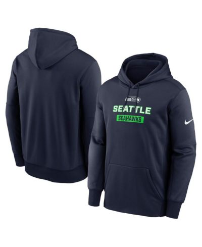 Nike Мужское худи Nike Performance Seattle Seahawks Toss Sweep в цвете College Navy