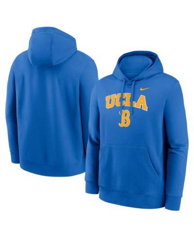 Мужское худи Nike Blue UCLA Bruins Club Fleece Arch Pullover