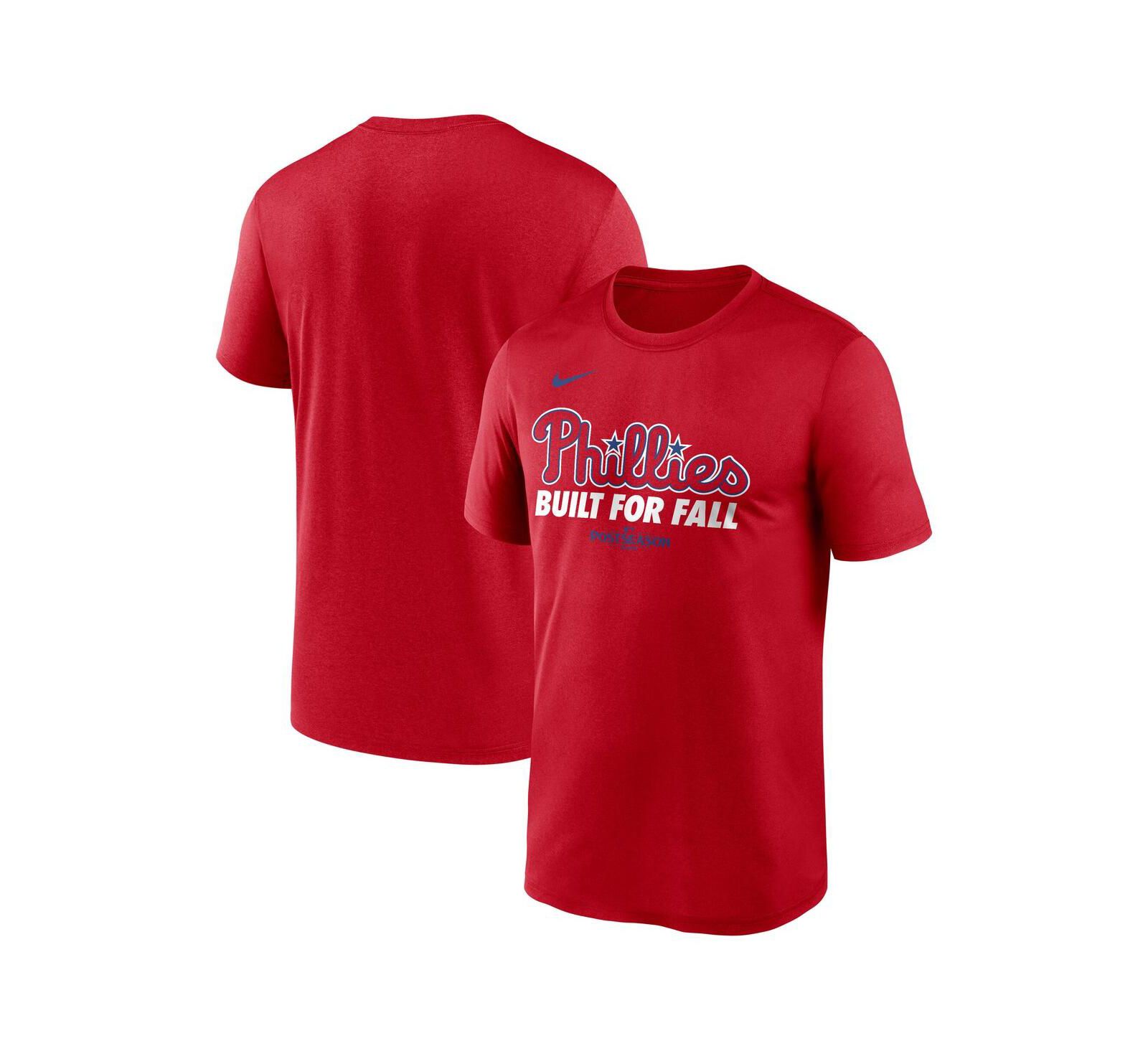 Мужская футболка Nike Red Philadelphia Phillies 2025 MLB Postseason Authentic Collection Legend Dri-FIT