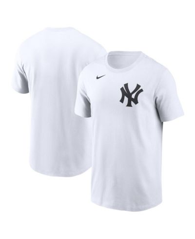 Nike Men's White New York Yankees Fuse Wordmark T-Shirt