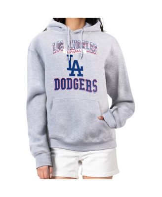 G-III 4Her by Carl Banks Женский серый свитшот-худи Los Angeles Dodgers Team Logo Graphic Fleece