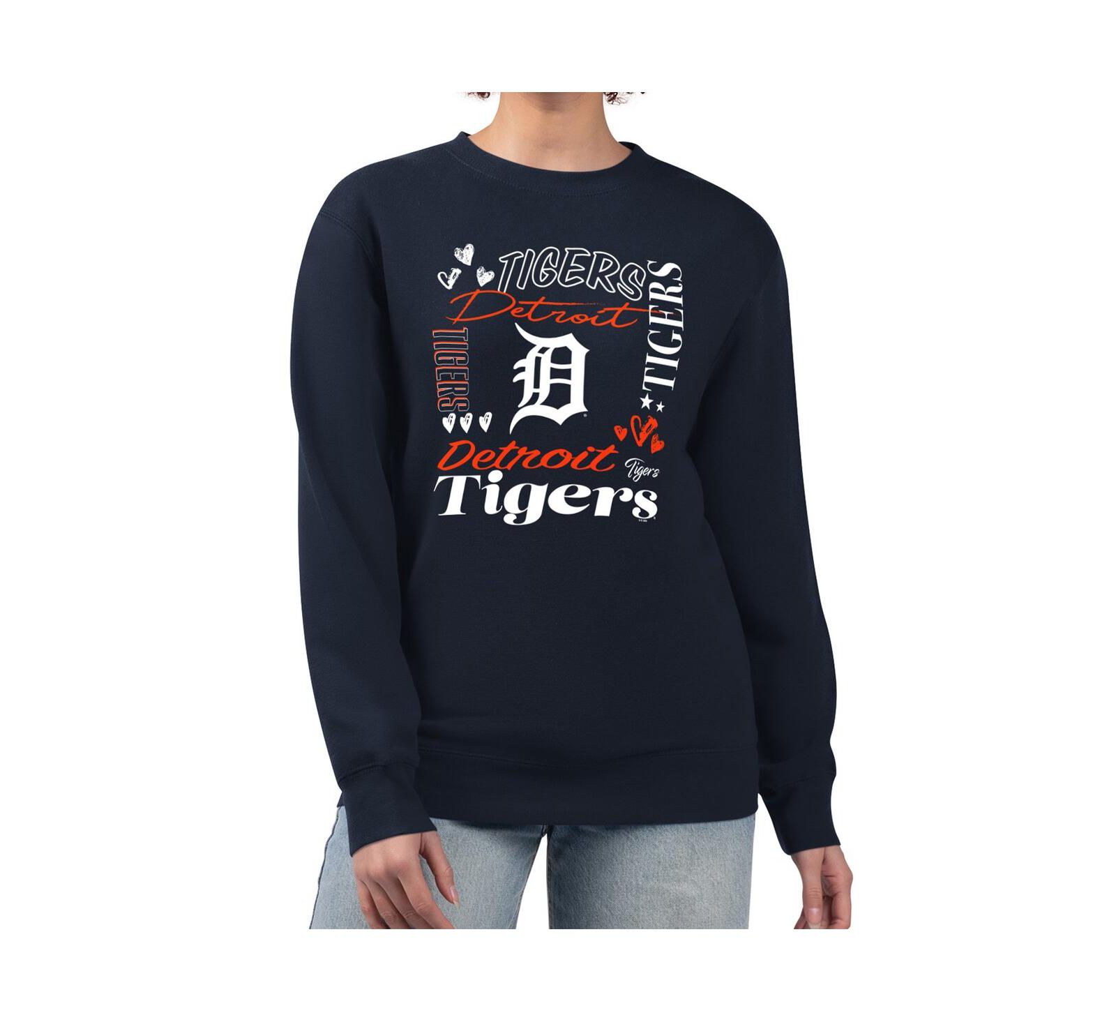 G-III 4Her by Carl Banks Женское худи fleece с принтом Detroit Tigers