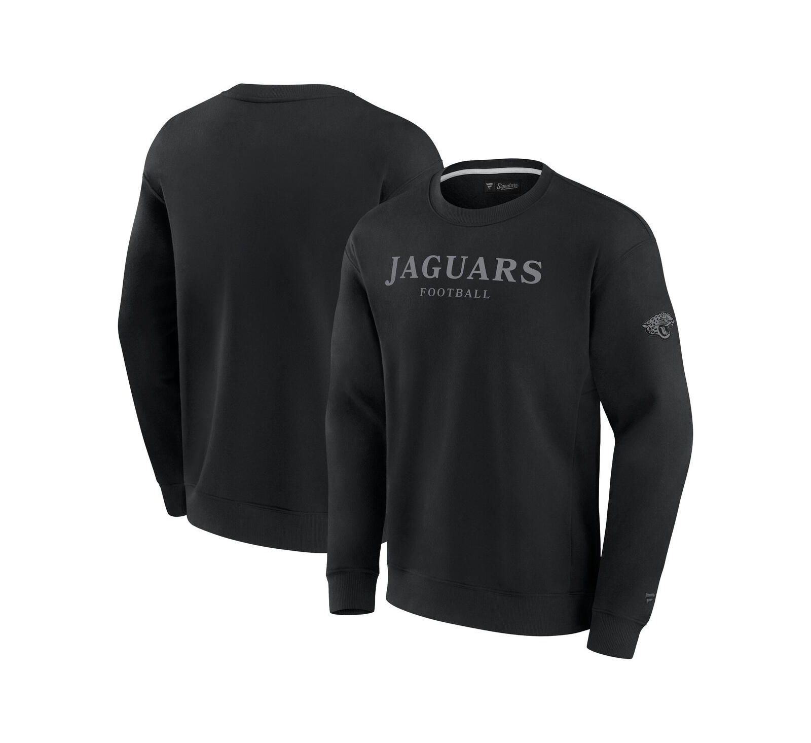 Мужской и женский свитшот Fanatics Black Jacksonville Jaguars Elements Unlimited Fleece Pullover