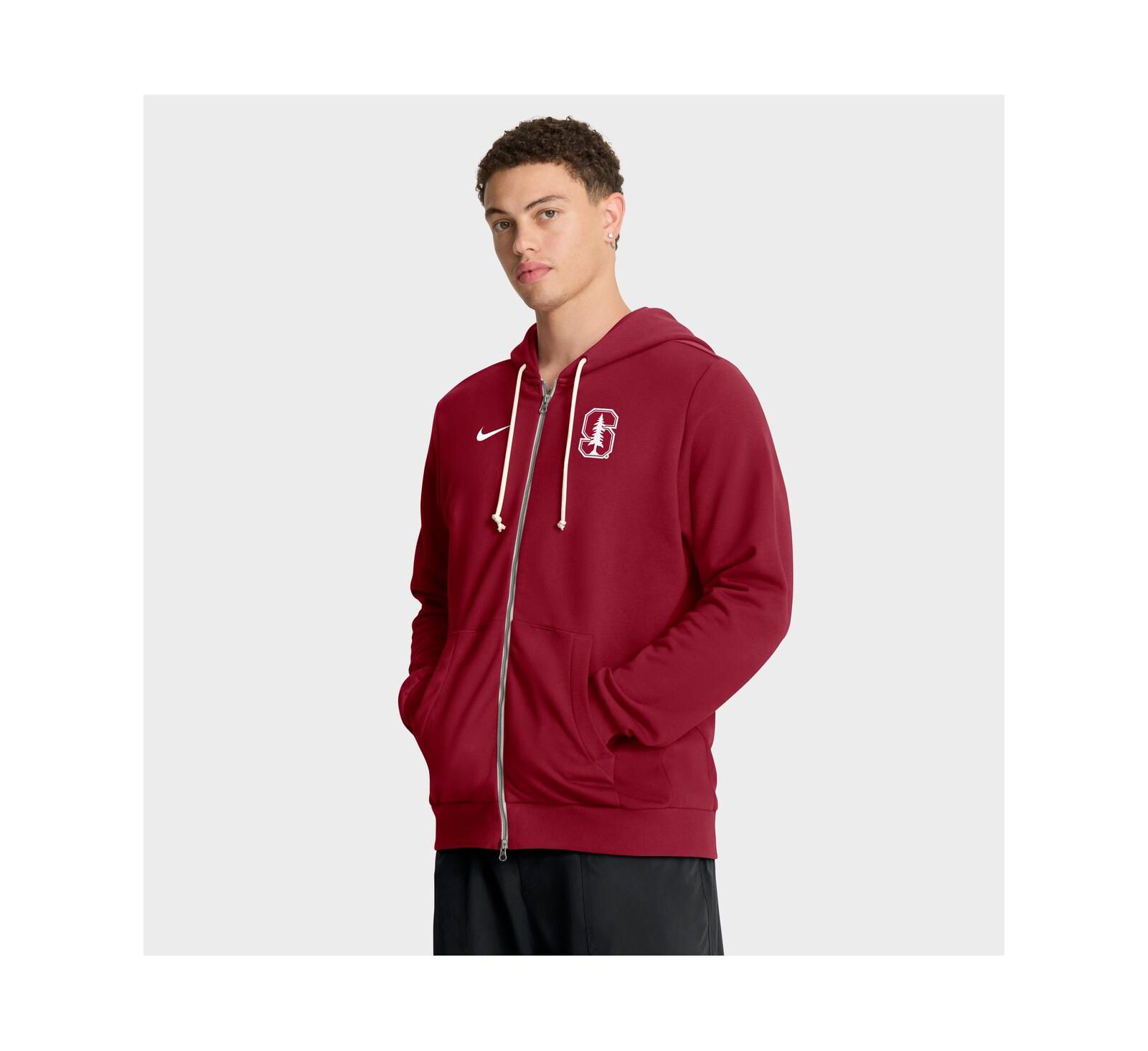 Nike Men's Cardinal Stanford Cardinal 2025 Sideline Standard Issue Dri-FIT Full-Zip Hoodie