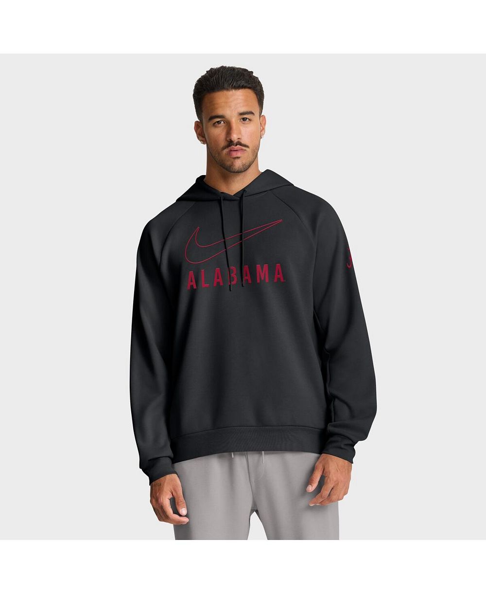 Мужское худи Nike Black Alabama Crimson Tide Premium Raglan Dri-FIT