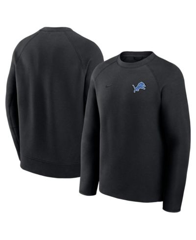 Мужской свитшот Nike Black Detroit Lions Tech Fleece Raglan