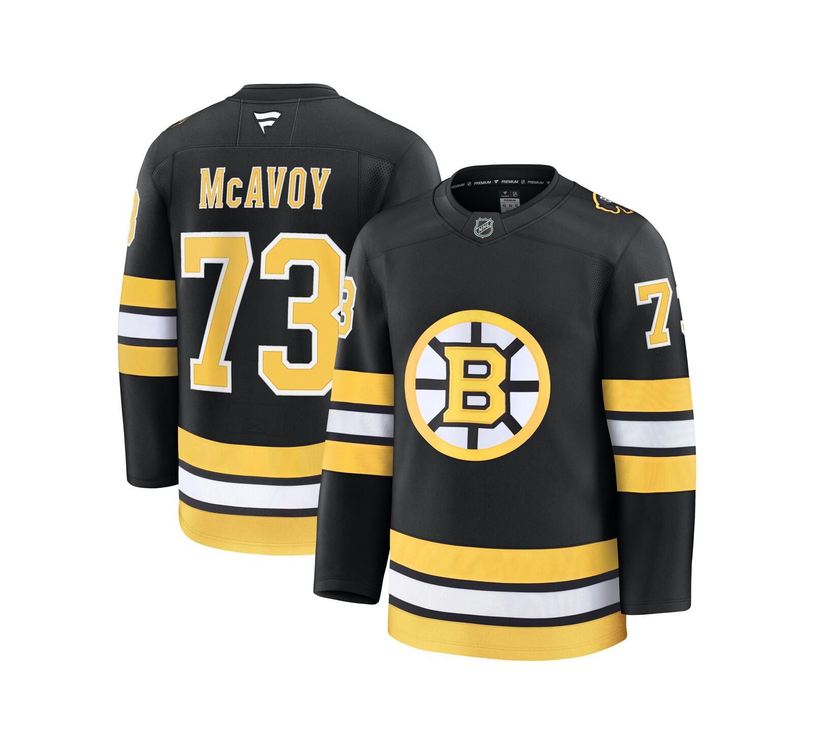 Fanatics Мужская джерси Charlie McAvoy Boston Bruins Premium