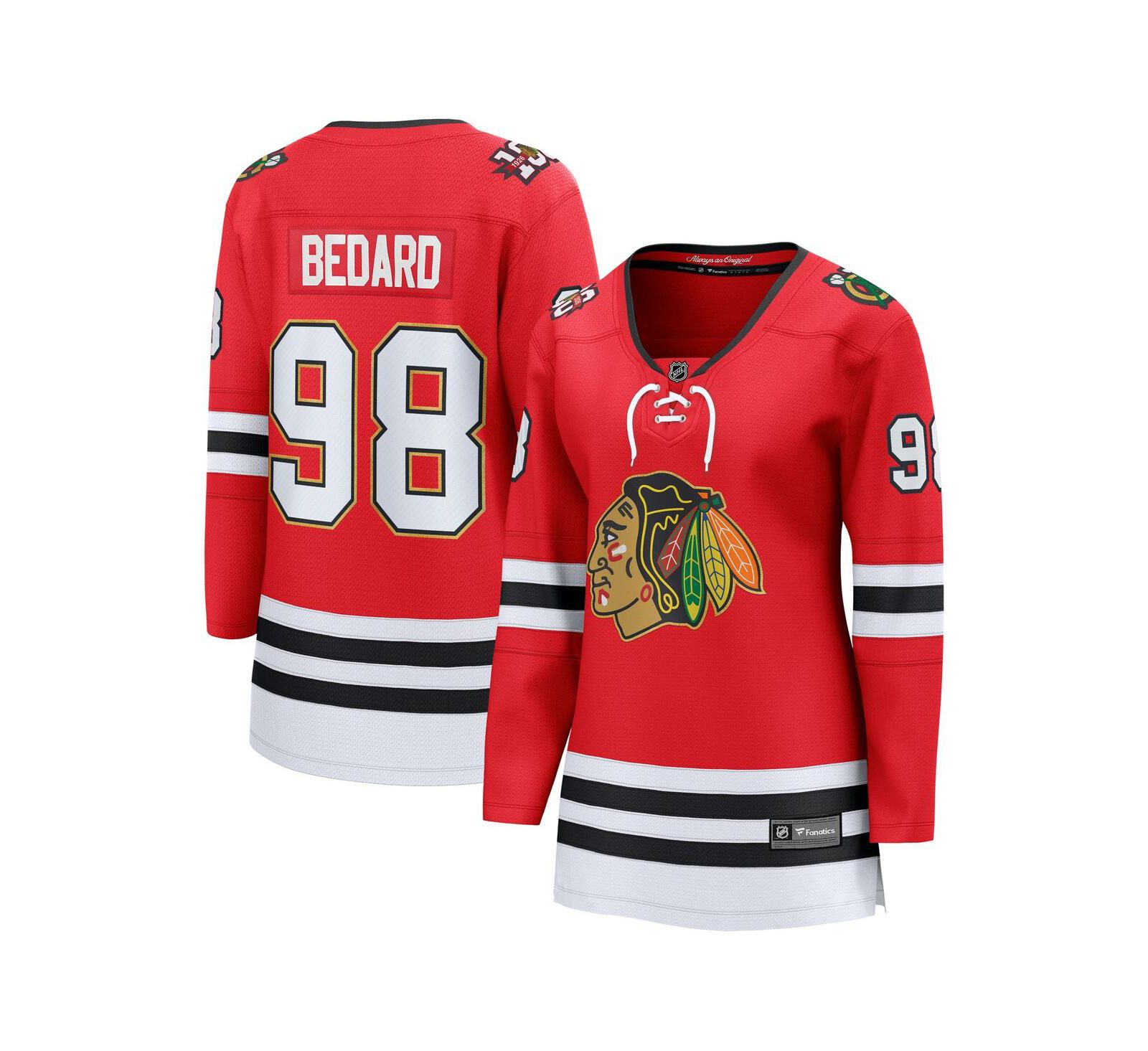 Женская джерси Fanatics Red Chicago Blackhawks Centennial Breakaway Player