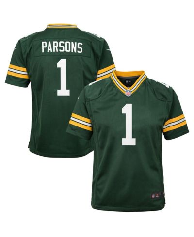 Джерси Nike Micah Parsons Green Bay Packers для мальчиков и девочек