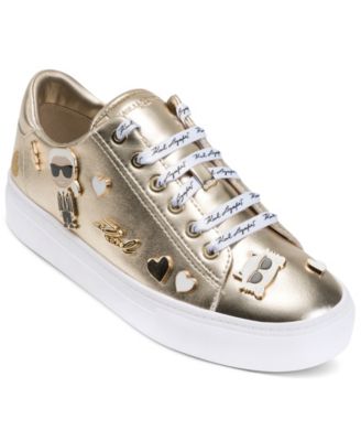 Женские кроссовки KARL LAGERFELD PARIS Cate Pins Lace Up