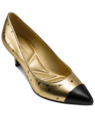 Женские туфли-лодочки KARL LAGERFELD PARIS Women's Riaz Mid Pumps