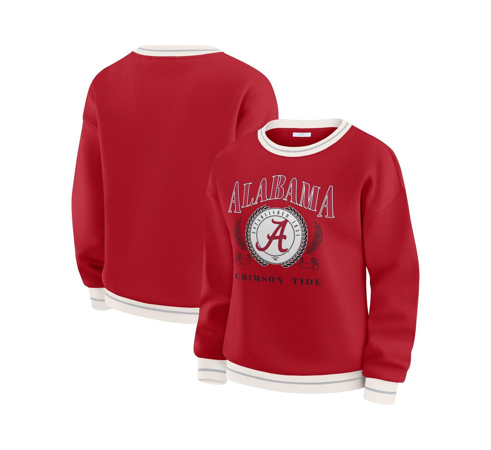 Женское свитшот WEAR by Erin Andrews Crimson Alabama Crimson Tide Seal