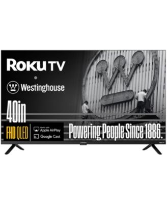 Westinghouse 40" Smart TV Roku, FHD QLED, Dolby Digital+, Wi-Fi, Bluetooth, AirPlay, совместимый с Alexa и Google Assistant