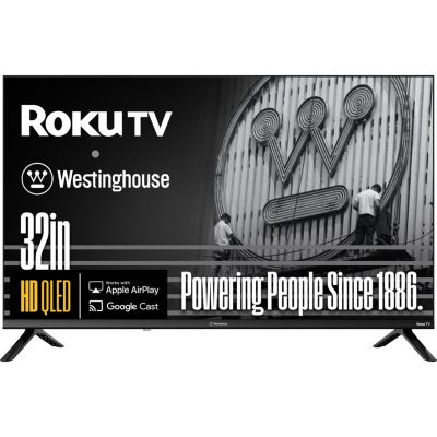 Smart TV Westinghouse 32" Roku HD QLED, Wi-Fi, Bluetooth, AirPlay, Alexa & Google Assistant Compatible