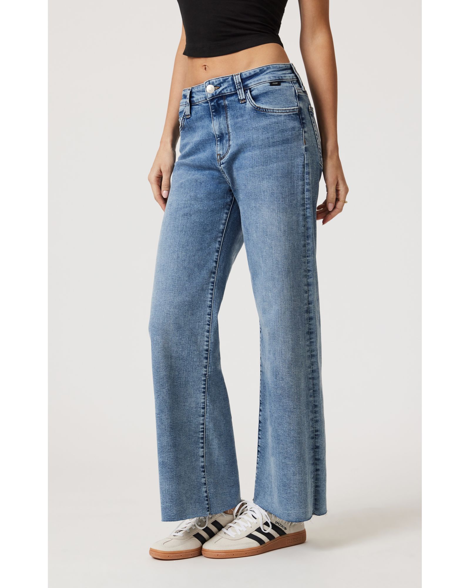 Mavi Jeans Women's Mavi Paloma Wide Leg In Light Brushed Tribeca