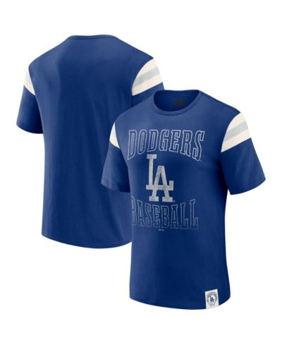 Darius Rucker Collection by Fanatics Мужская футболка Los Angeles Dodgers с полосками на рукавах, королевский синий