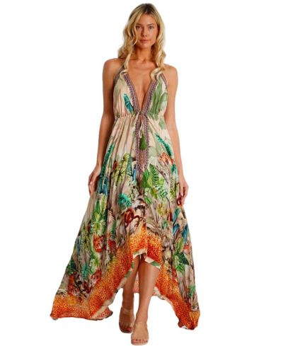 Женское платье La Moda Clothing Maxi halterneck