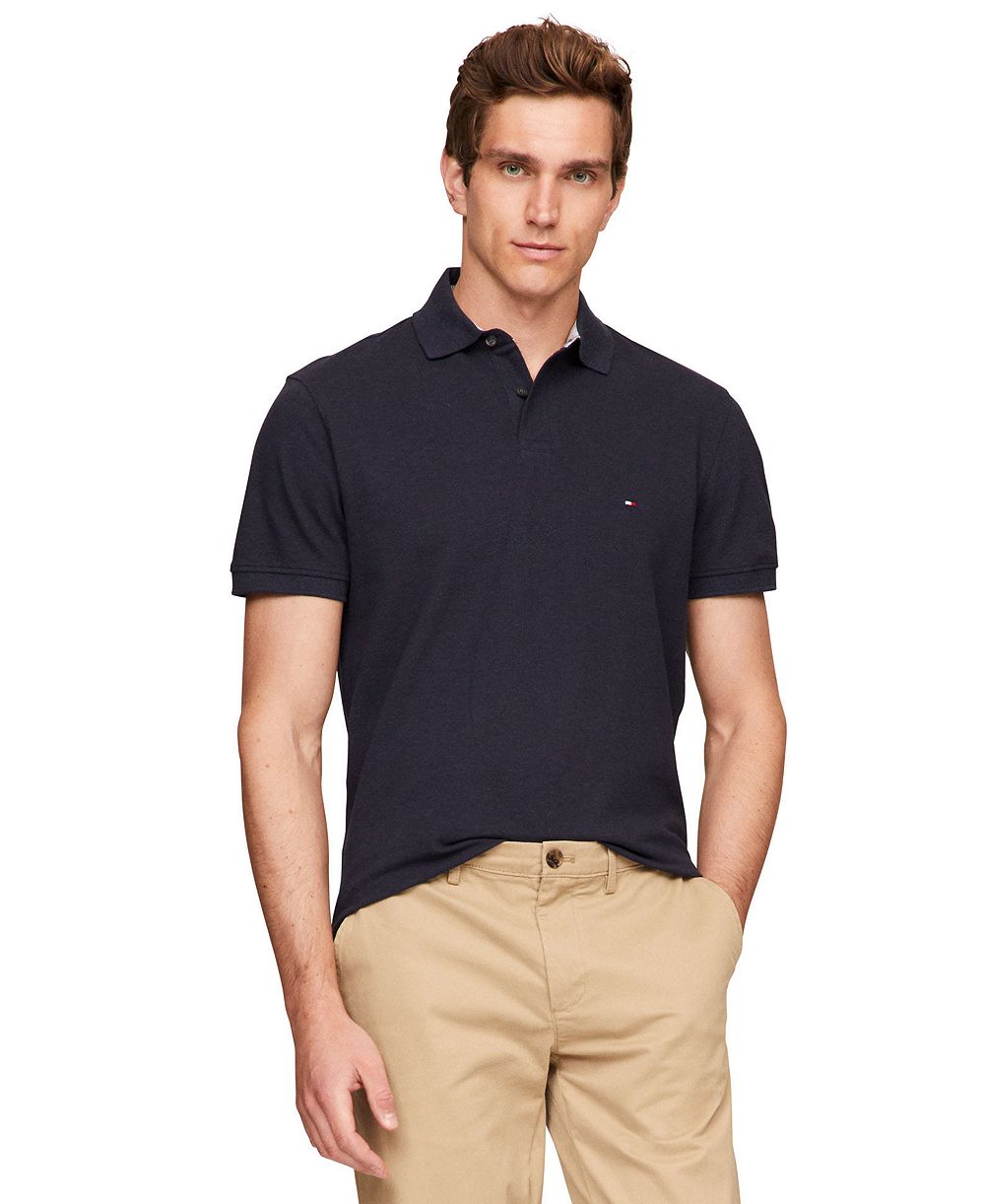 Tommy Hilfiger Мужские хлопковые Polo рубашки Classic Fit 1985