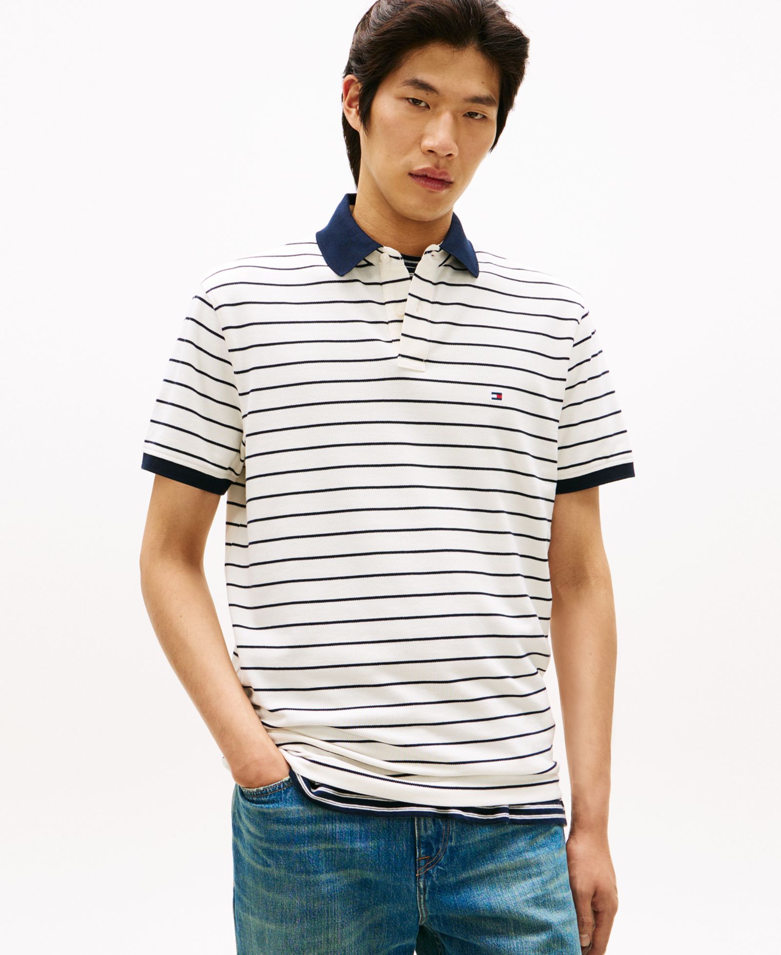 Tommy Hilfiger Men's Cotton Classic Fit 1985 Polo Shirts