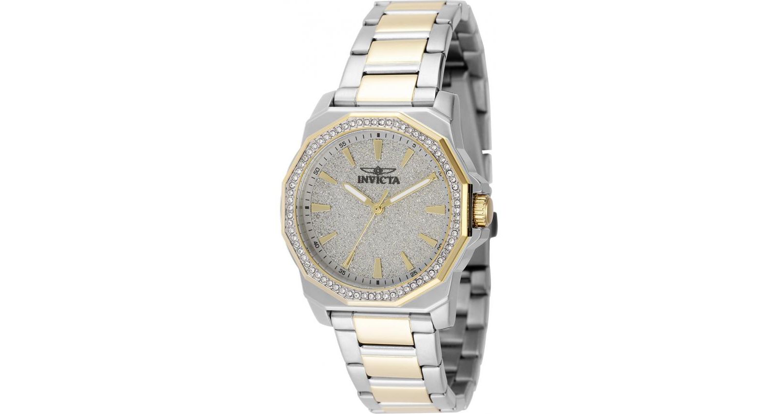 Invicta Women's 49129 Speedway Quartz 3 Hand Silver Dial Watch