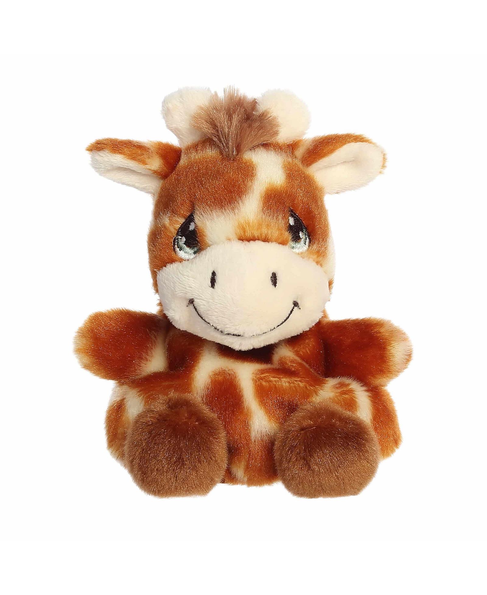 Плюшевая игрушка Aurora Mini Raffie Giraffe Palm Pals Precious Moments, коричневая