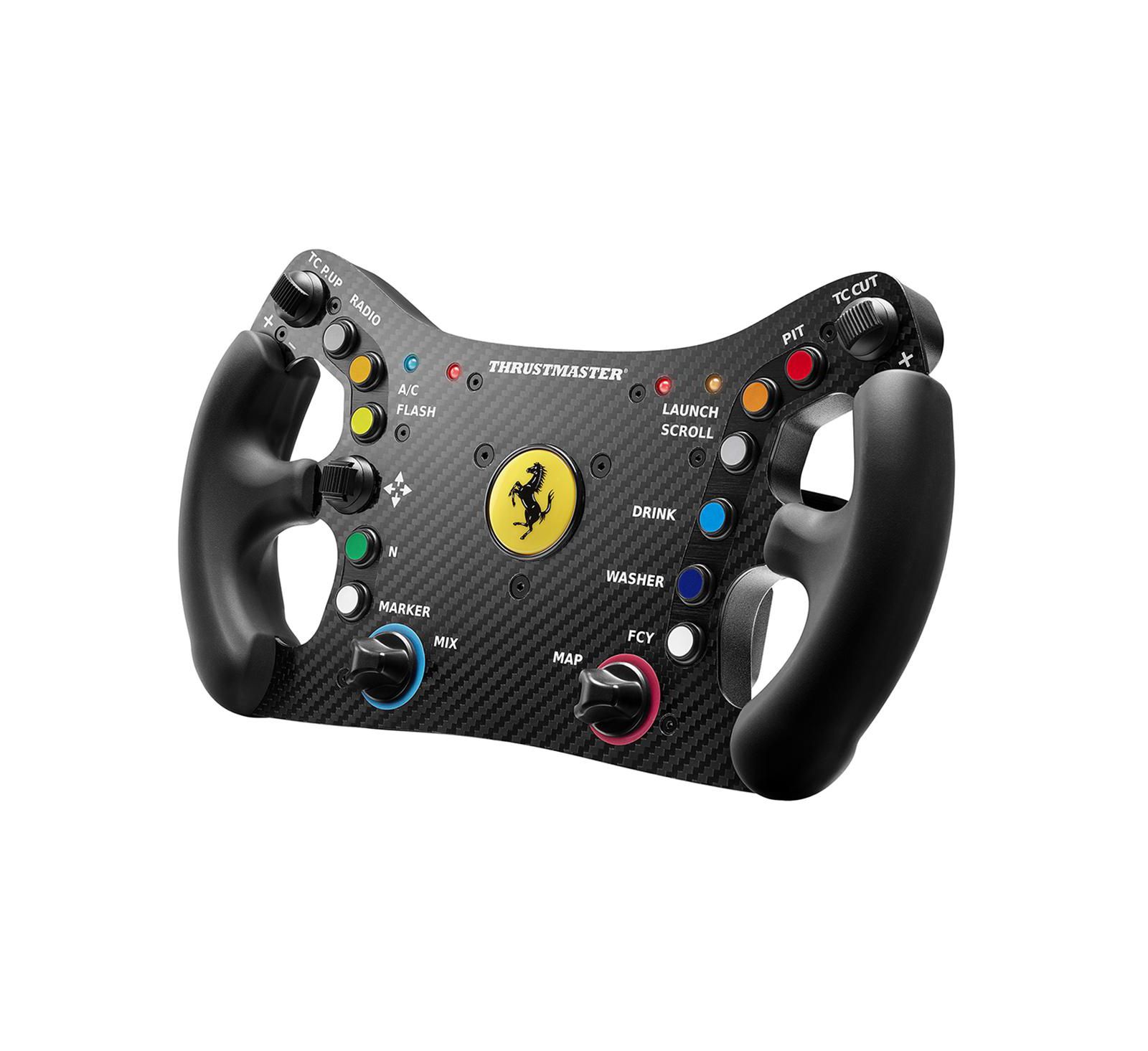 Thrustmaster Ferrari 488 GT3 Carbon-Fiber Force-Feedback Wheel Add-On for PS5, PS4, Xbox, PC