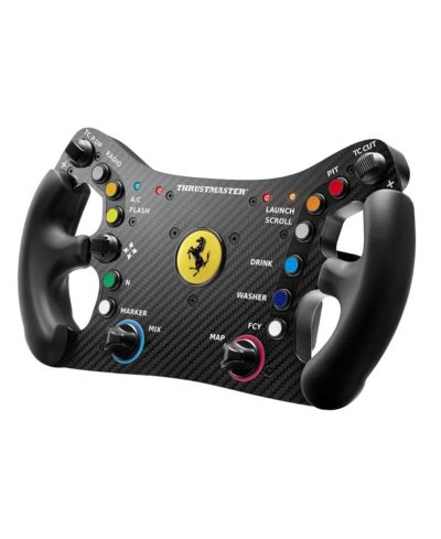 Thrustmaster Ferrari 488 GT3 Carbon-Fiber Force-Feedback Wheel Add-On for PS5, PS4, Xbox, PC