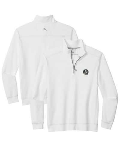 Мужская куртка Tommy Bahama White Florida State Seminoles Montego Bay Half-Zip